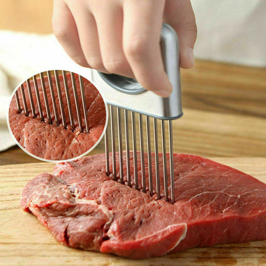 Onion Holder Slicer Vegetable tools Tomato Cutter Stainless Steel Kitchen Gadget - Premium Kitchen Tools from CJ's Dropshipping - Just $22.99! Shop now at Home Accents and Decor