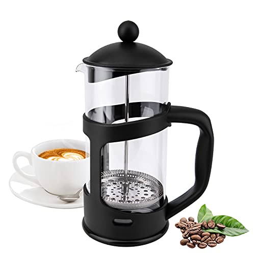 Mini French Press Coffee Maker 1 Cups, 12oz Coffee Press, Perfect For Coffee Lover Gifts Morning Coffee, Maximum Flavor Coffee Brewer With Stainless Steel Filter, 350ml - Small - Premium Kitchen Tools from CJ's Dropshipping - Just $26.99! Shop now at Home Accents and Decor