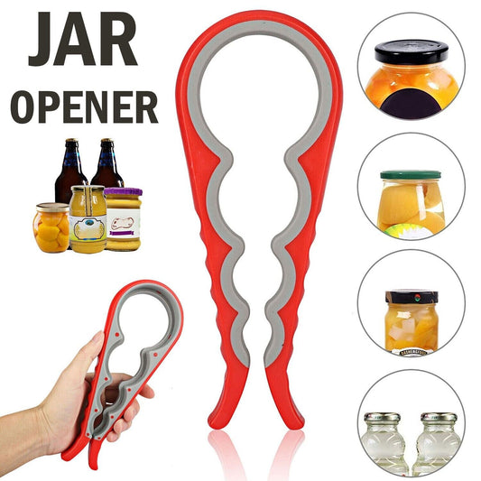 Adjustable Multifunctional Bottle Opener and Jar Lid Gripper - Premium Kitchen Tools from CJ's Dropshipping - Just $19.99! Shop now at Home Accents and Decor