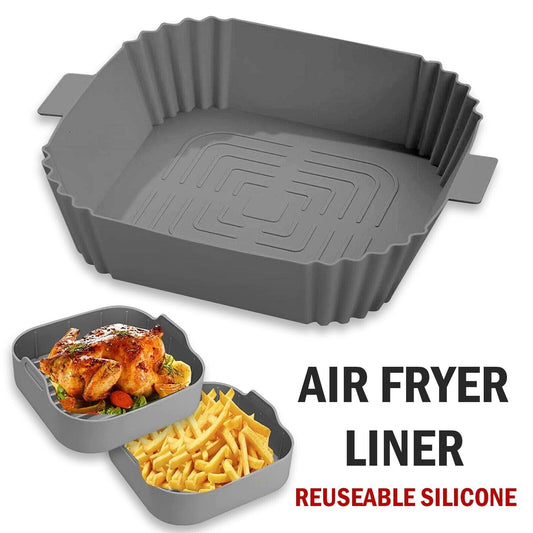 Air Fryer Silicone Pot Basket Liners Non-Stick Safe Oven Baking Tray Accessories - Premium Kitchen Tools from CJ's Dropshipping - Just $26.99! Shop now at Home Accents and Decor